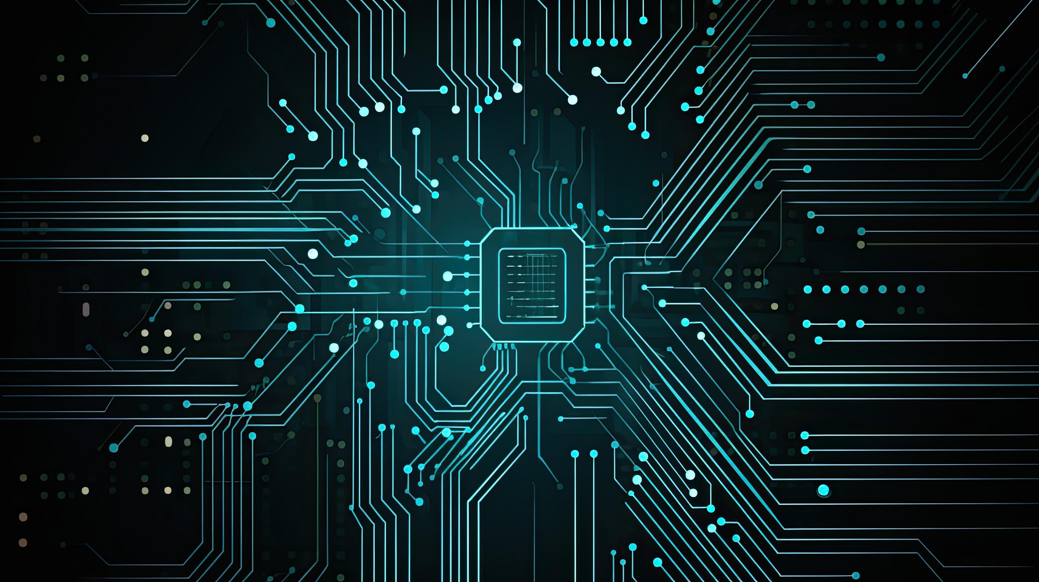 High tech technology geometric and connection system background with