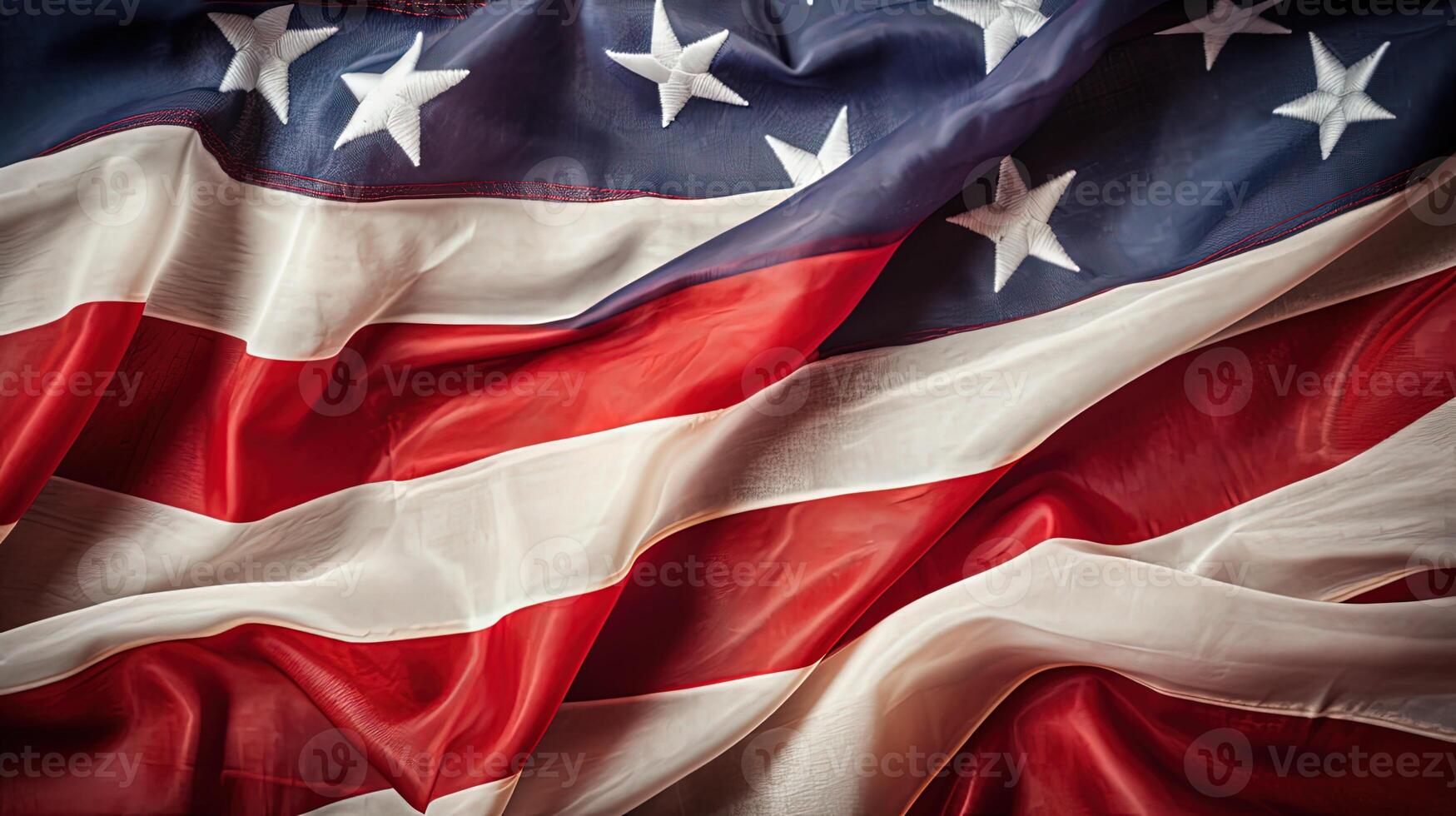 capturar imagen de Estados Unidos nacional tela bandera antecedentes. concepto de 4to de julio, monumento día, veteranos día, americano independencia día celebracion, generativo ai tecnología. foto