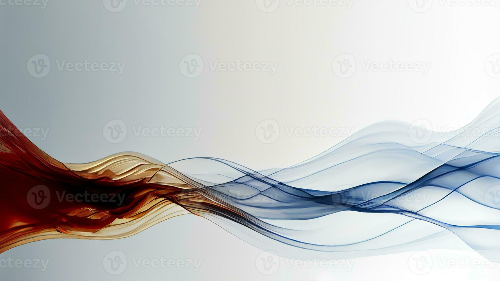 Abstract Smooth Wavy Motion Background. photo