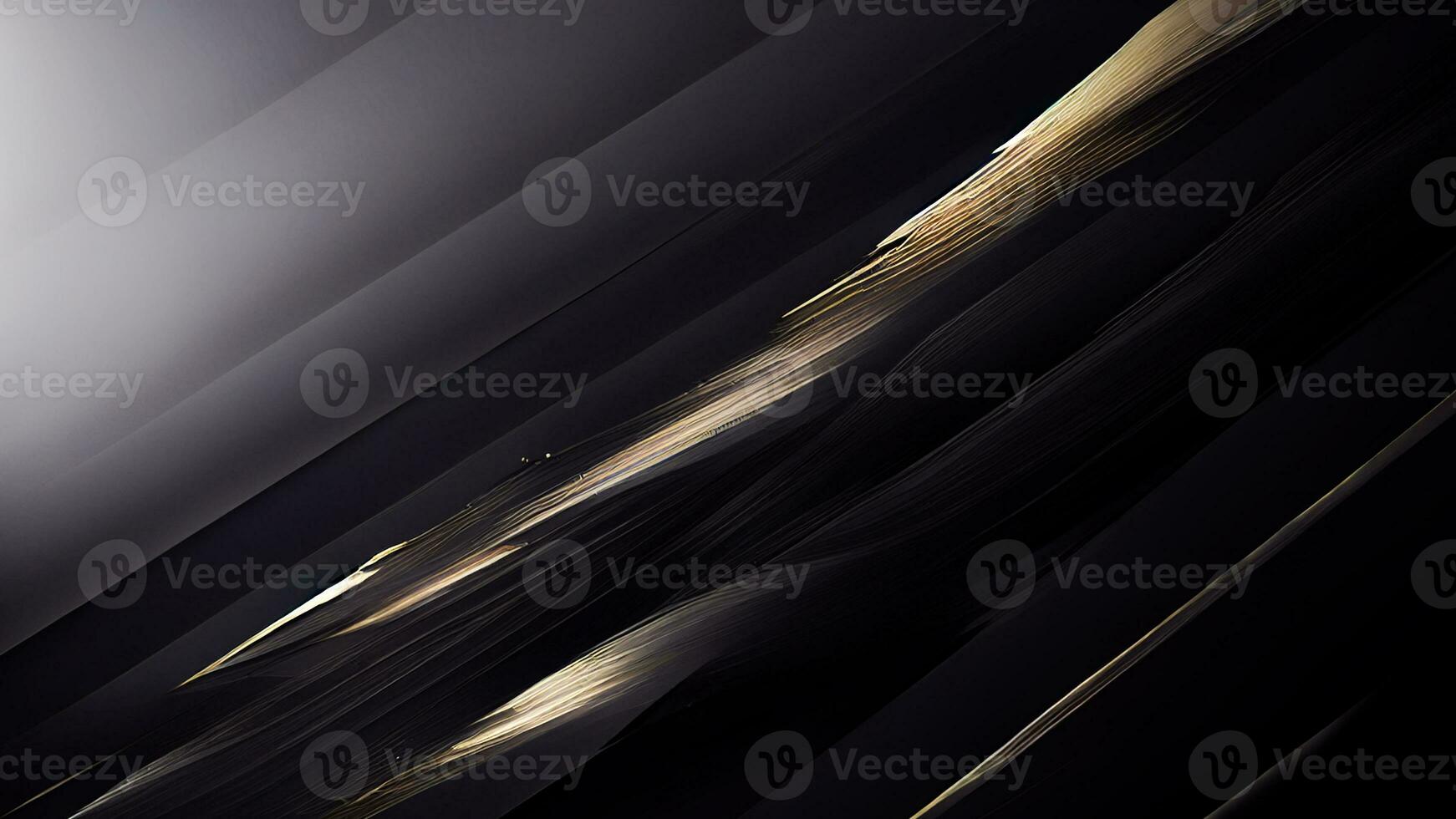 Abstract Dark Diagonal Lines Background With Golden Texture. photo
