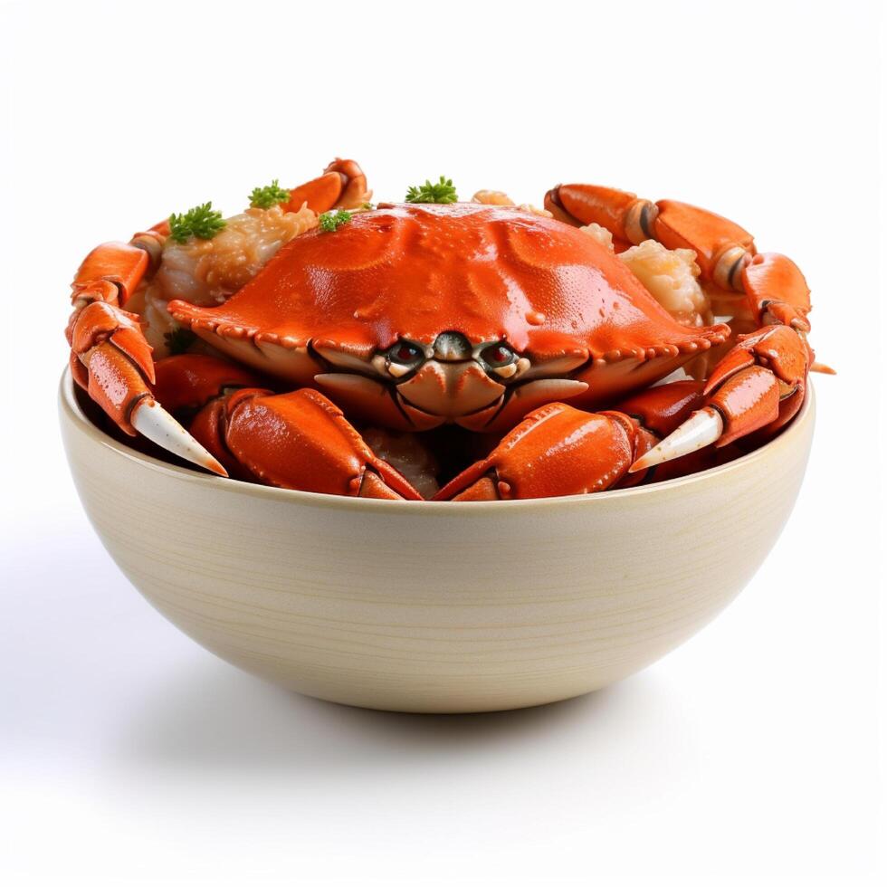 Soy sauce marinated crab, Korean food. AI generated 24075604 Stock