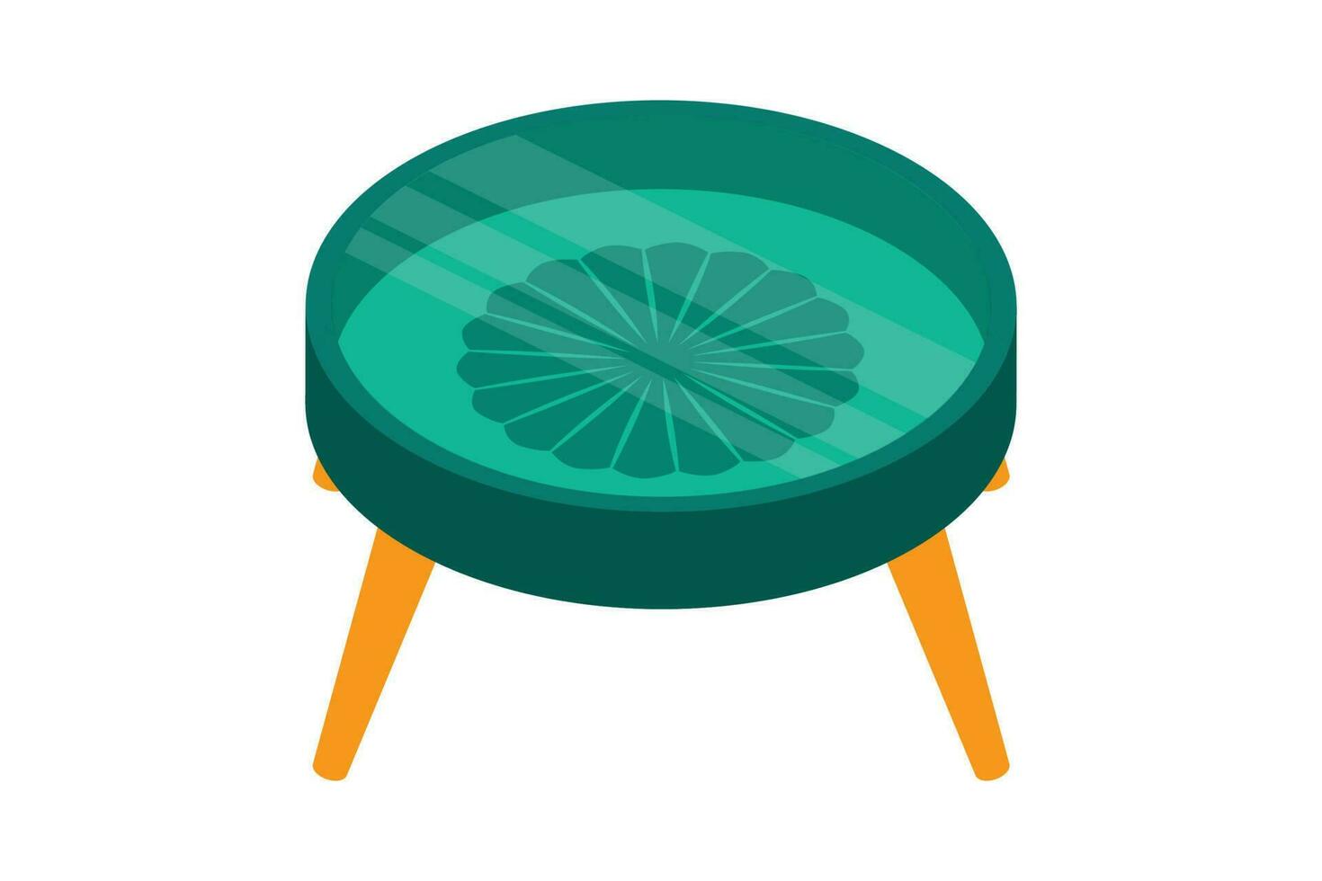 icono de mesa de muebles vector