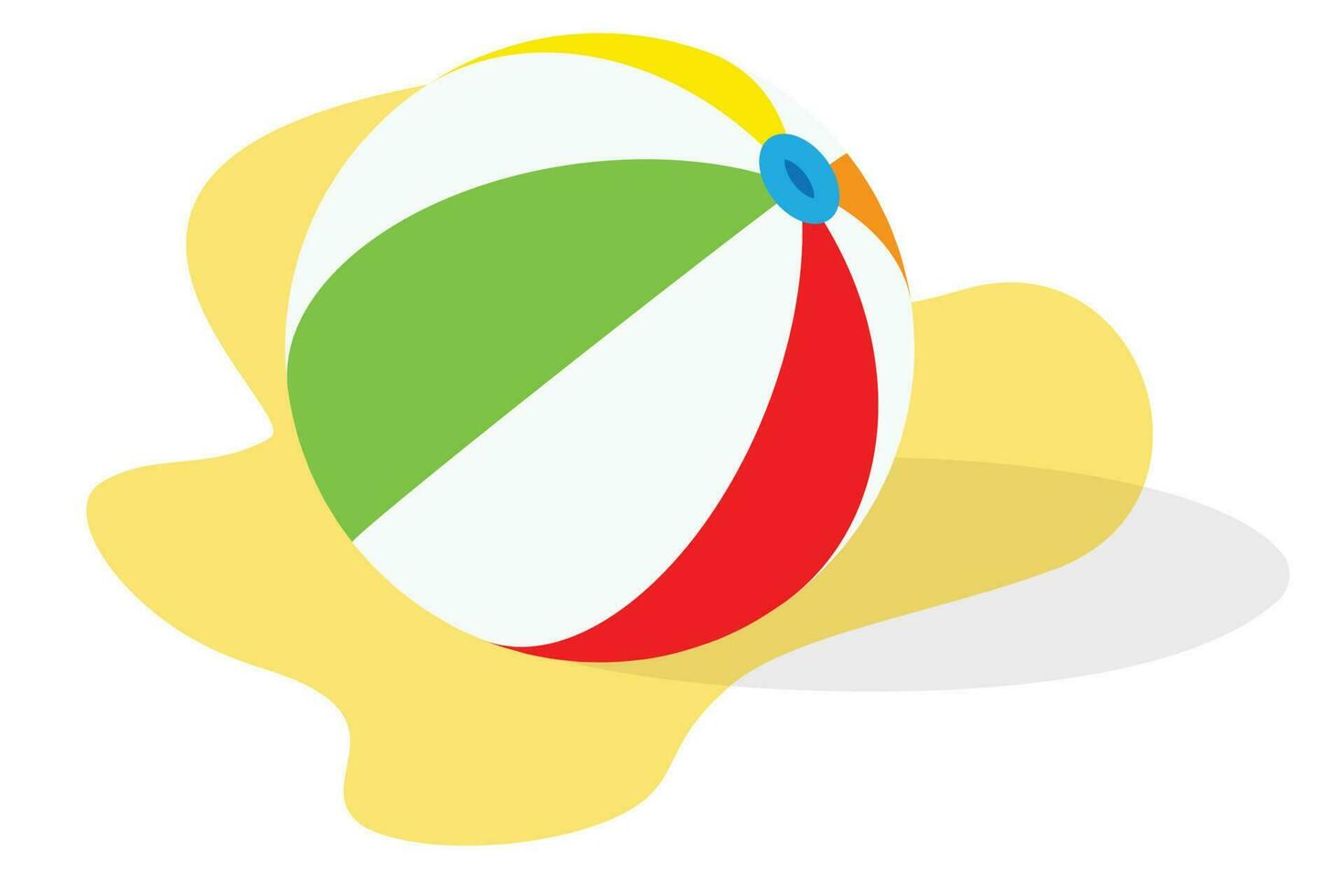 Beach Ball Icon vector