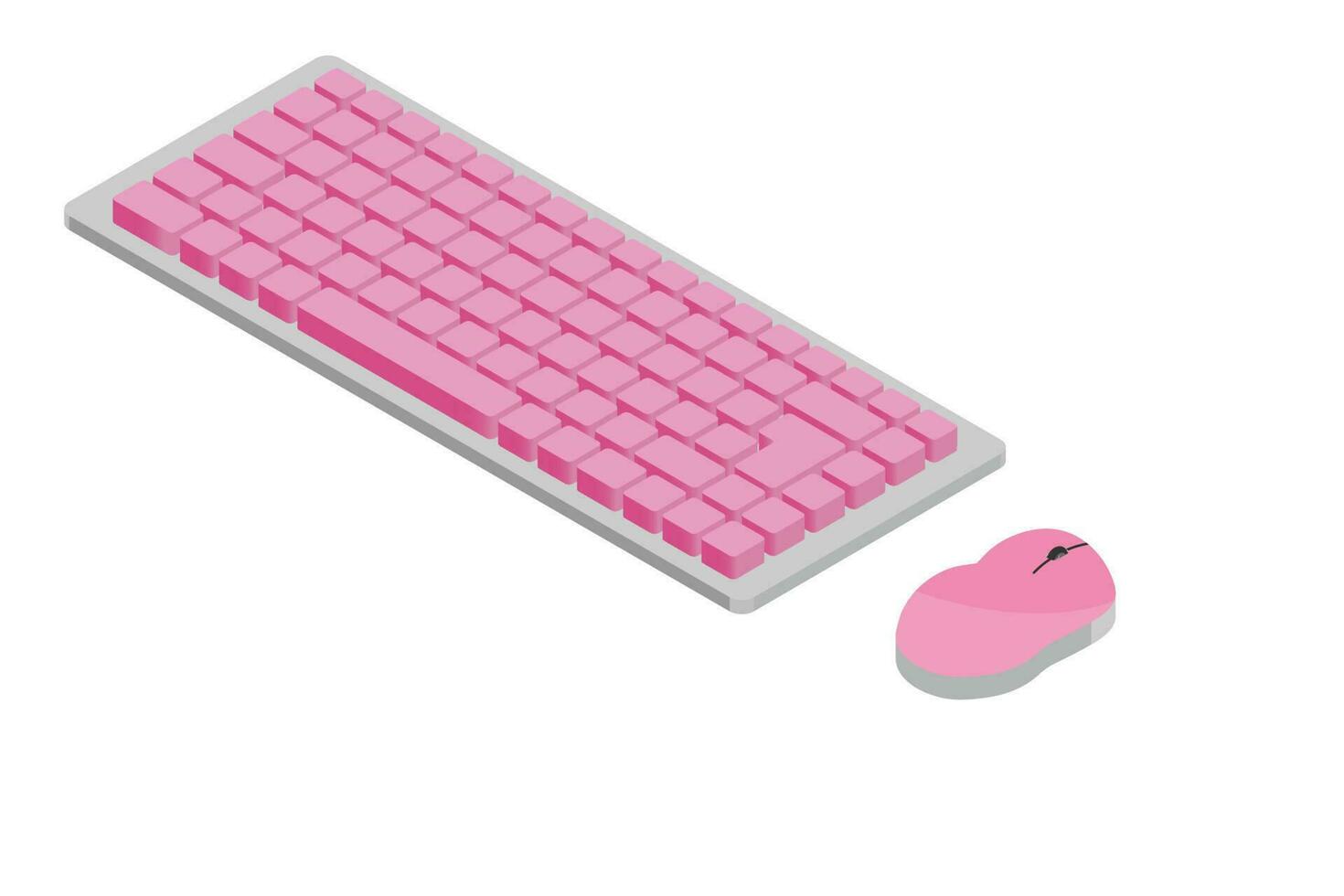 Keyboard and Mouse Icon vector