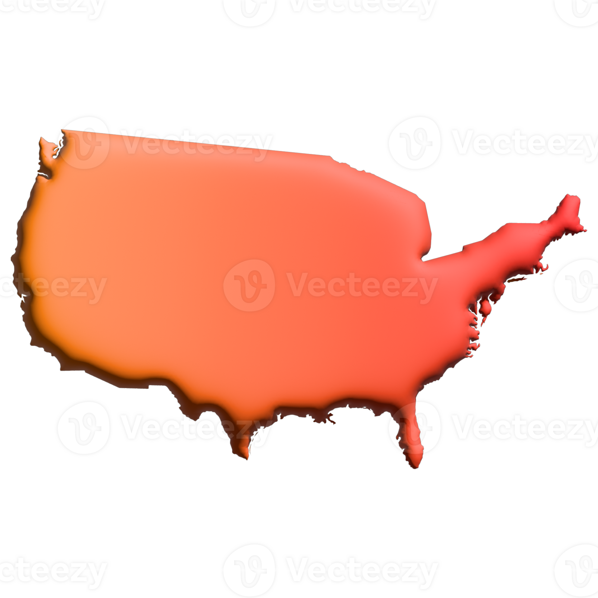 3d Render Country Map America 24075960 Png 3d Render Country Map America 24075960 Png