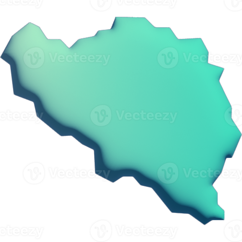 3d render country world map Belgium png