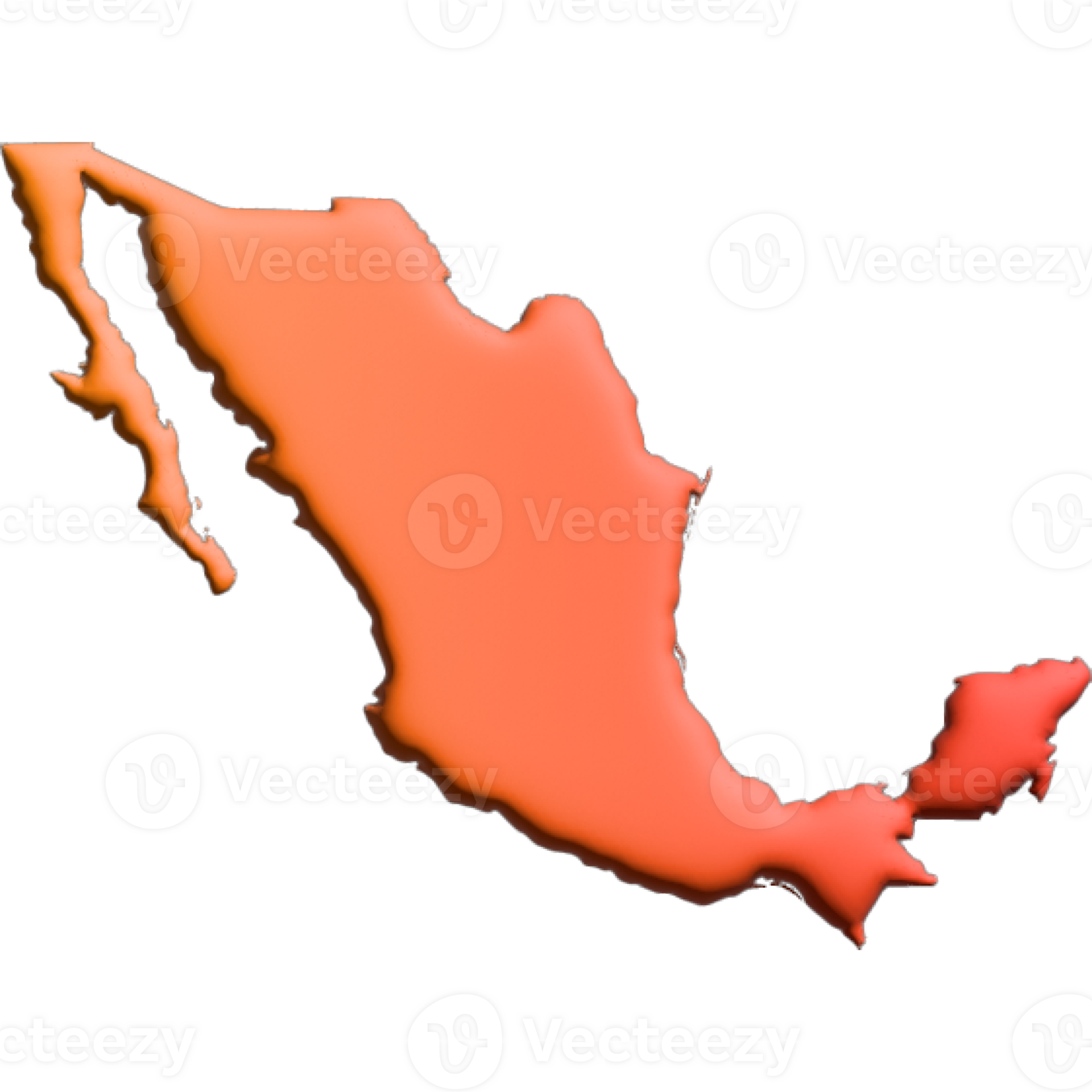 3d Render Country Map Mexico 24076021 Png 3d Render Country Map Mexico 24076021 Png