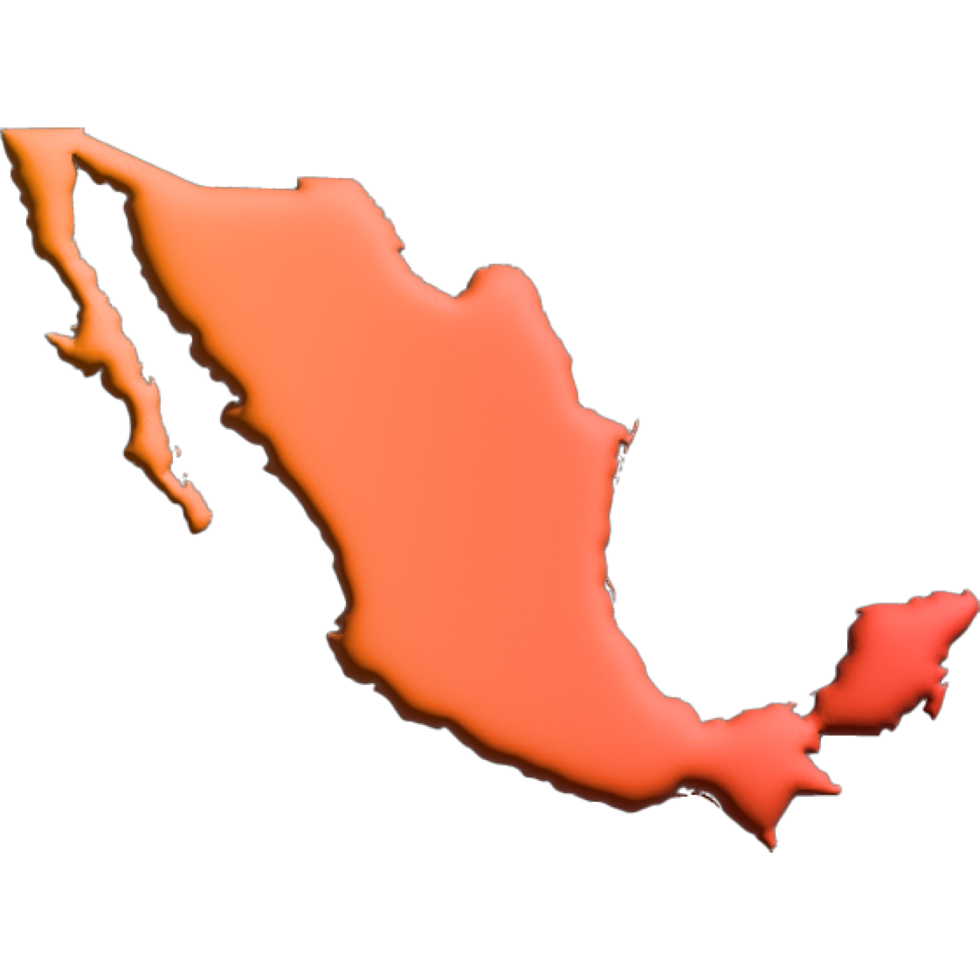 3d Render Country Map Mexico 24076021 Png 3d Render Country Map Mexico 24076021 Png