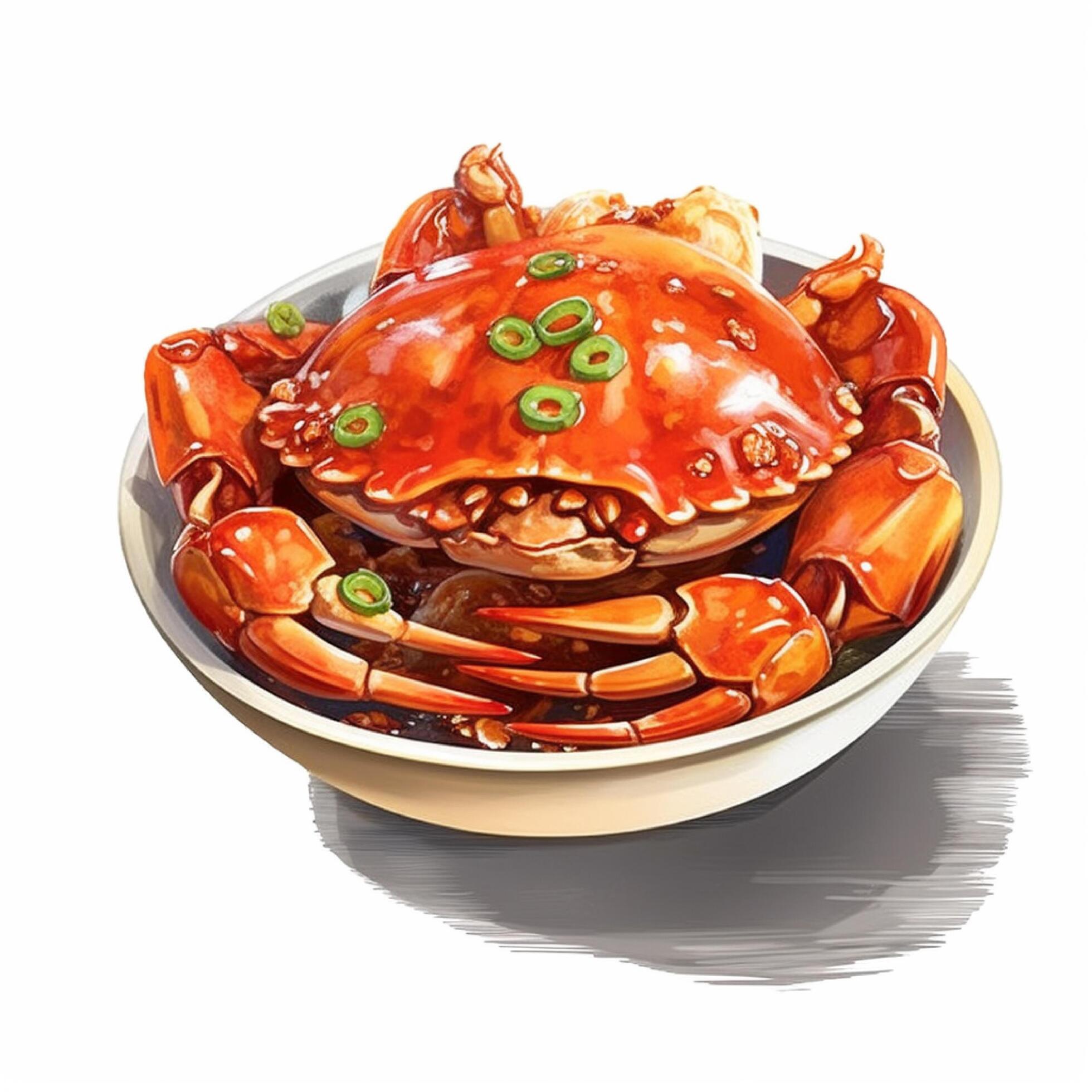 Soy sauce marinated crab, Korean food. 24076056 Stock Photo at Vecteezy