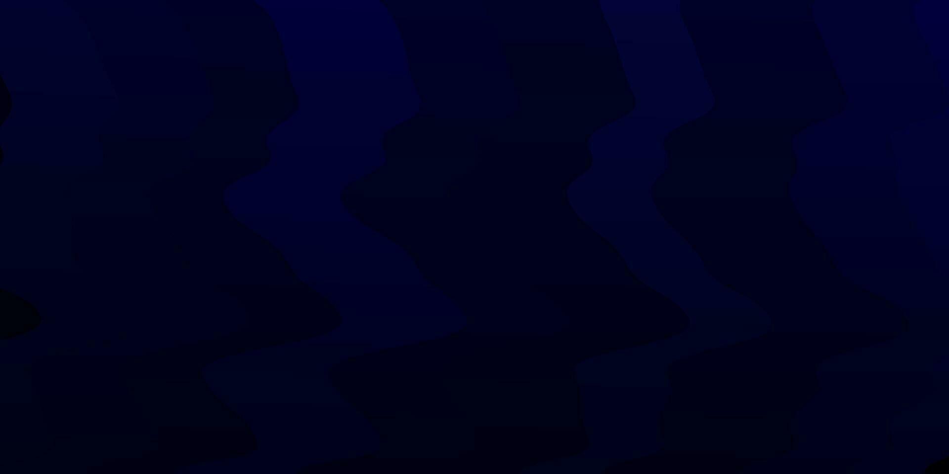 Dark BLUE vector background with bent lines.