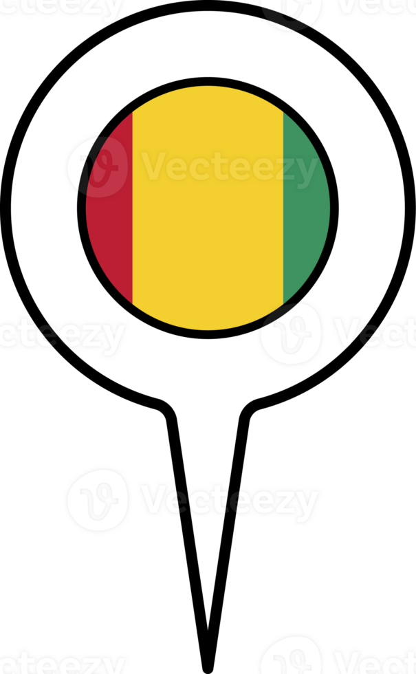 Guinea flag Map pointer icon. png