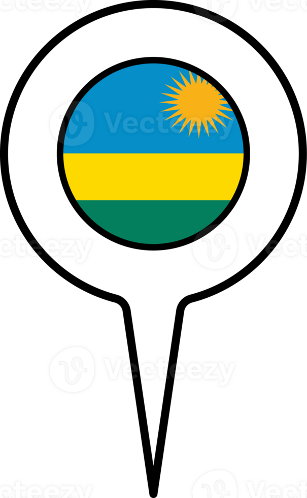 Rwanda flag Map pointer icon. png