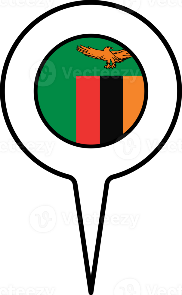 Zambia flag Map pointer icon. png