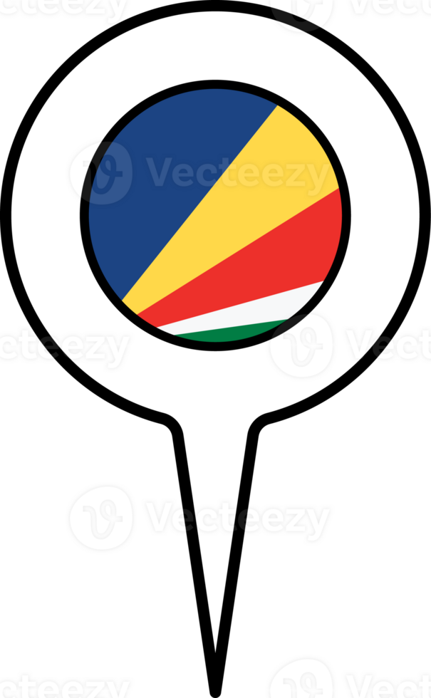 Seychelles flag Map pointer icon. png
