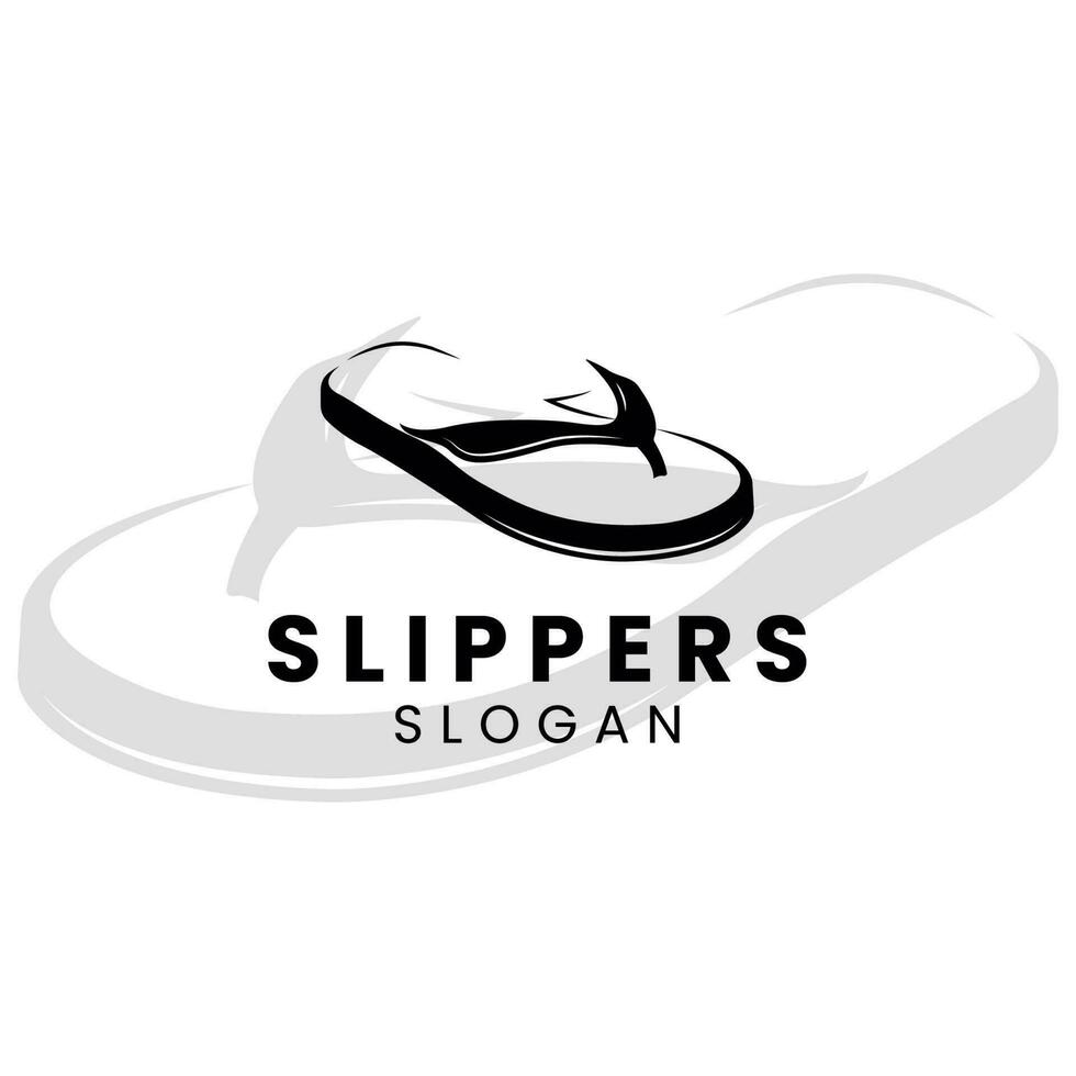 Slippers icon logo design illustration template vector