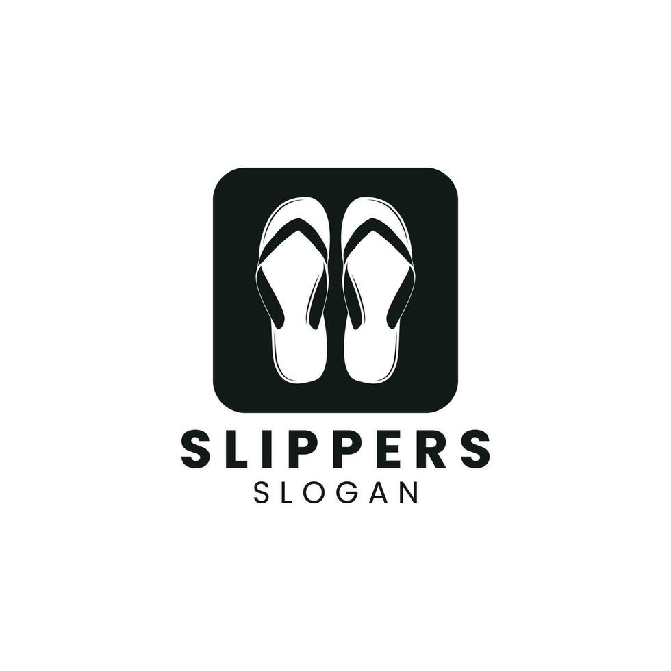 diseño de ilustración de icono de vector de logotipo de espacio negativo de zapatillas simples