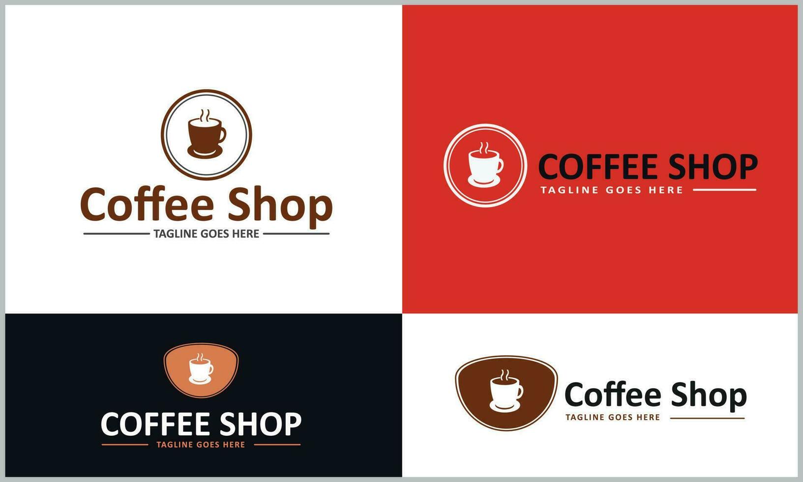 Coffee Shop Logo Design Template vector