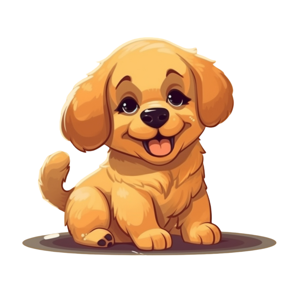 Golden Retriever Dog Clipart, png