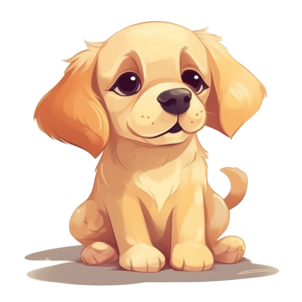 Golden Retriever Dog Clipart, png