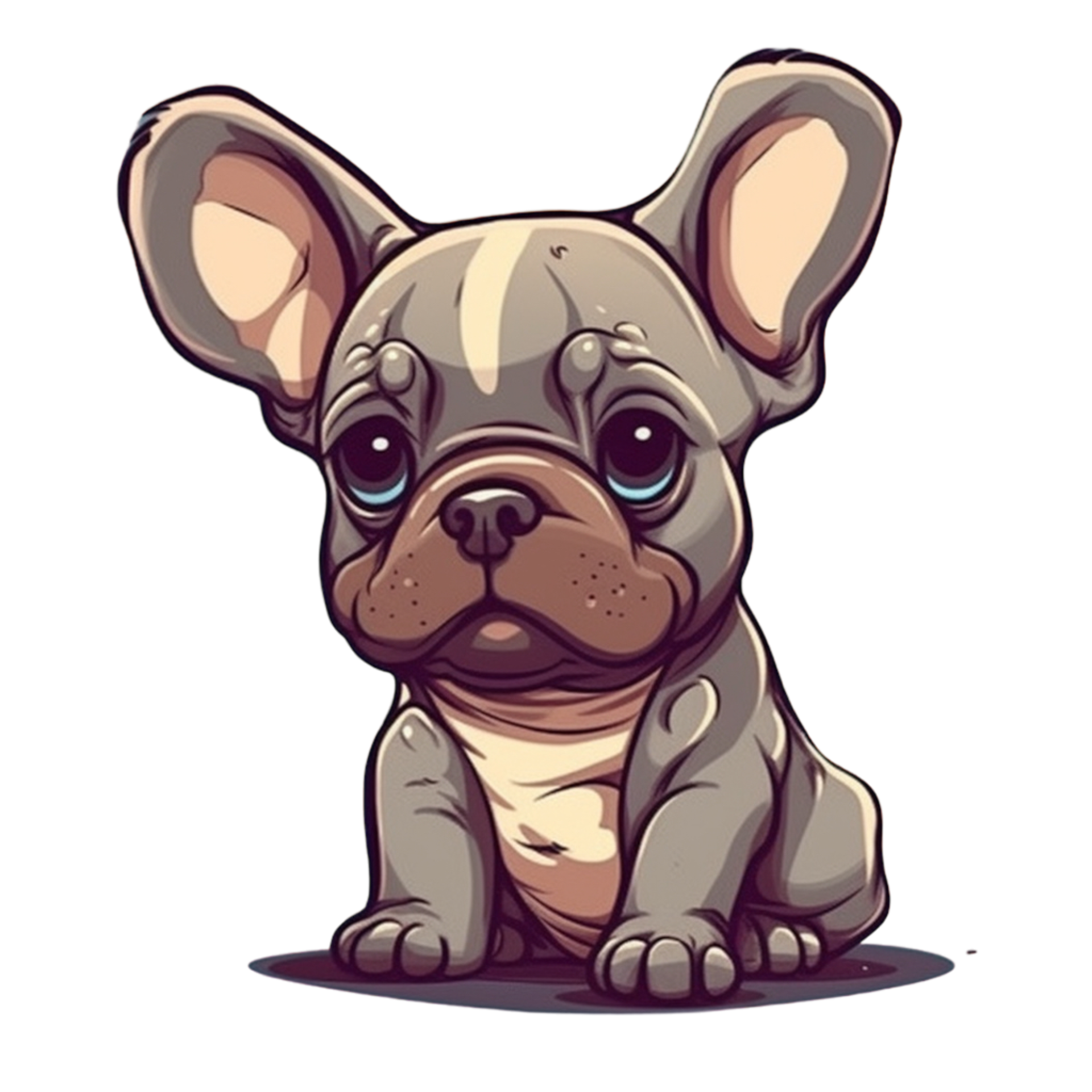 French Bulldog Cartoon