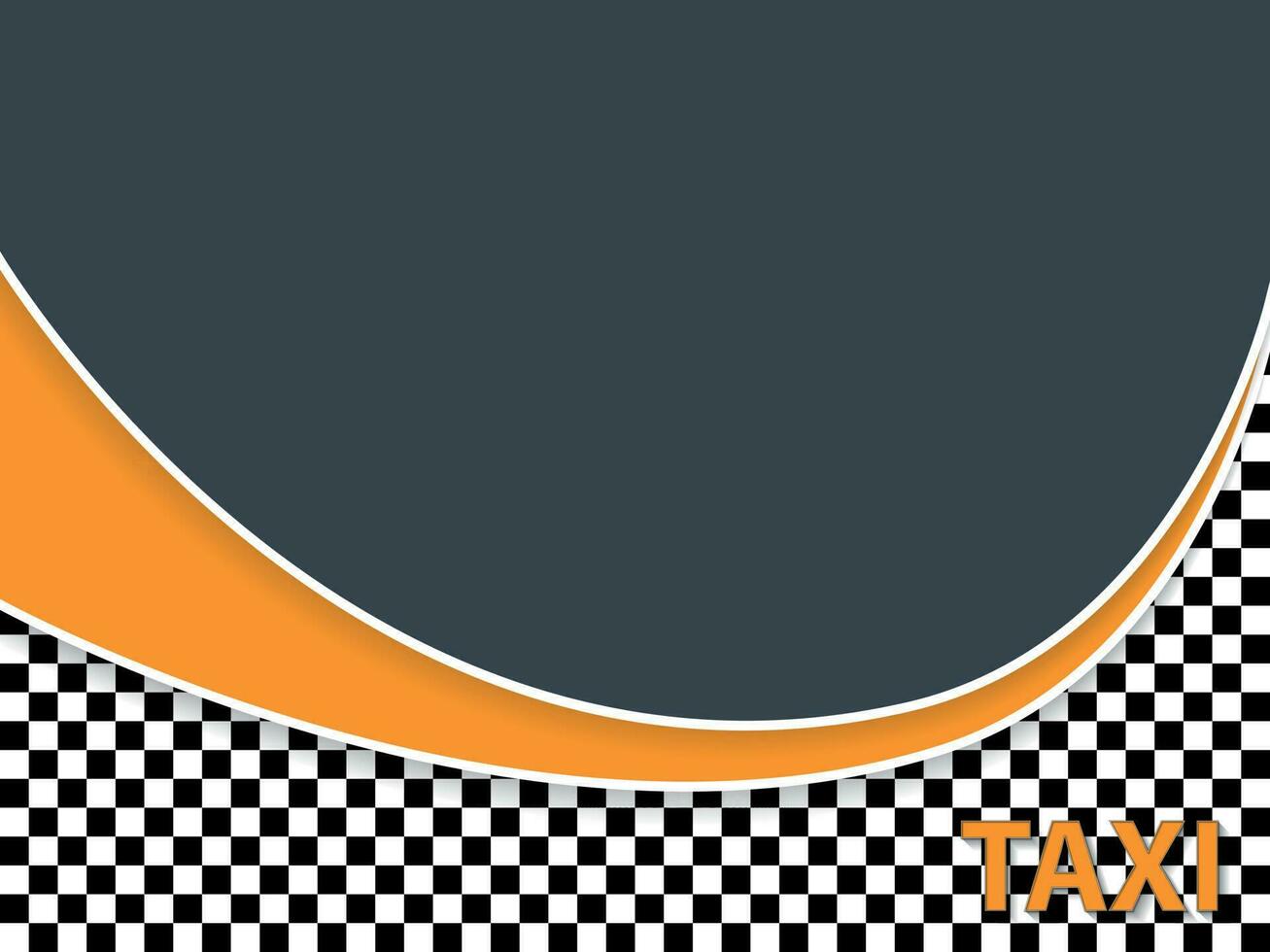 Taxi Symbol Graphics, Isolated Background. vector