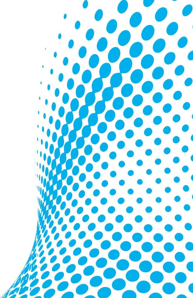 Halftone Vector, Isolated Background. vector