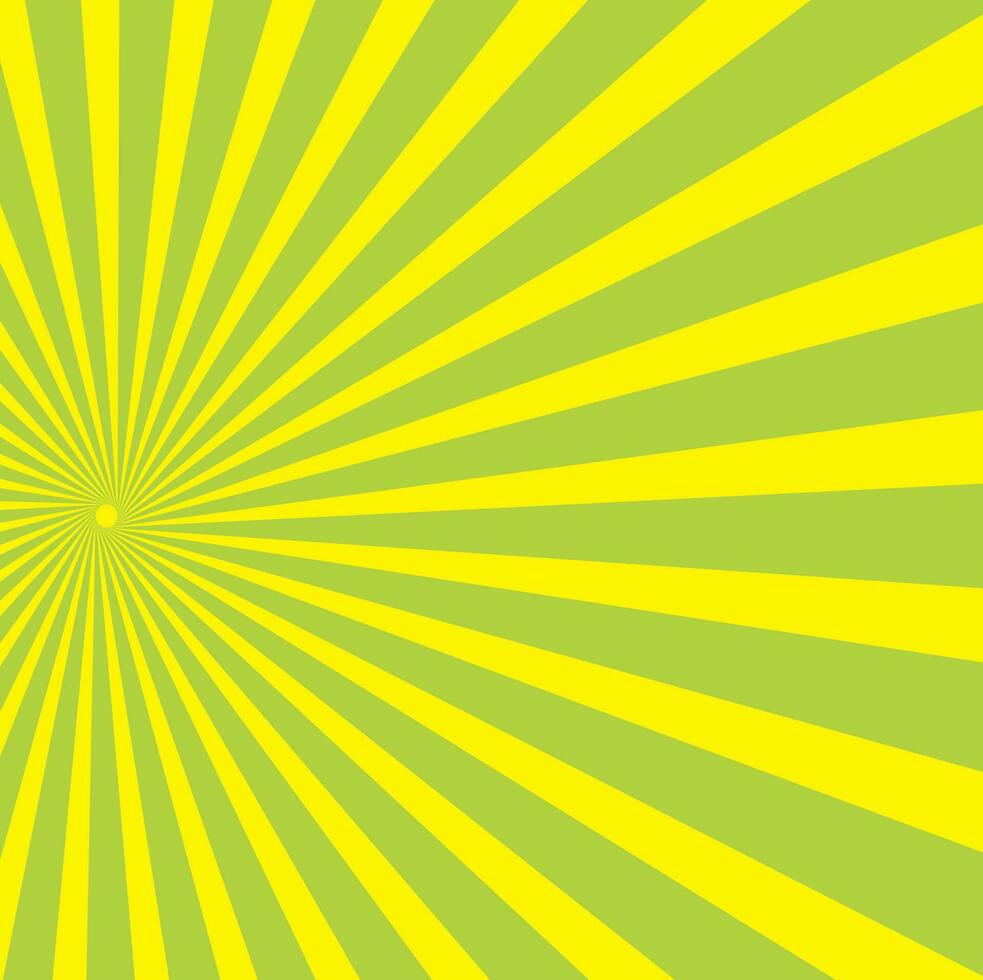Radial Sunbeams Pattern, Isolated Background. vector