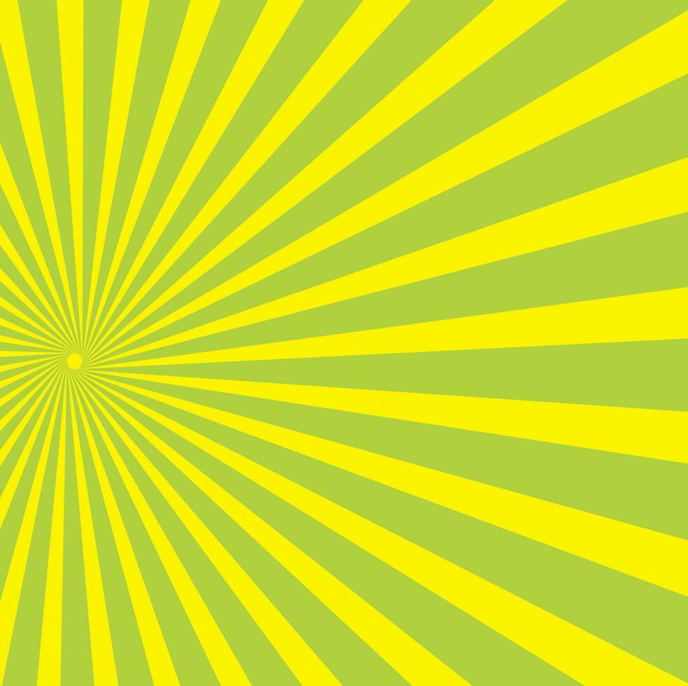 Radial Sunbeams Pattern, Isolated Background. vector