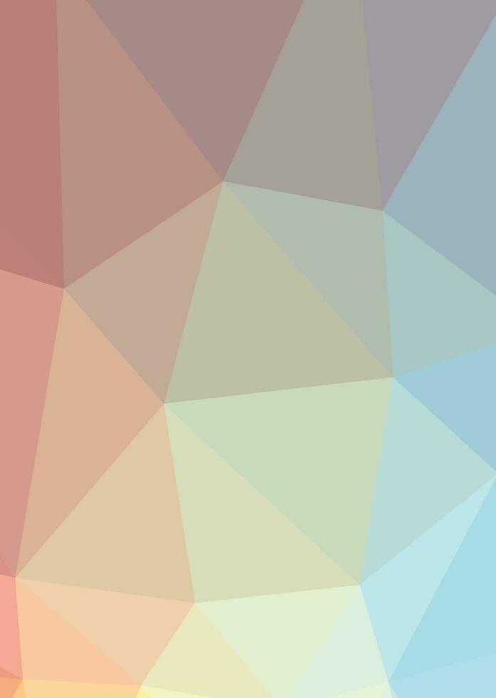 Low Poly Pattern, Isolated Background. vector