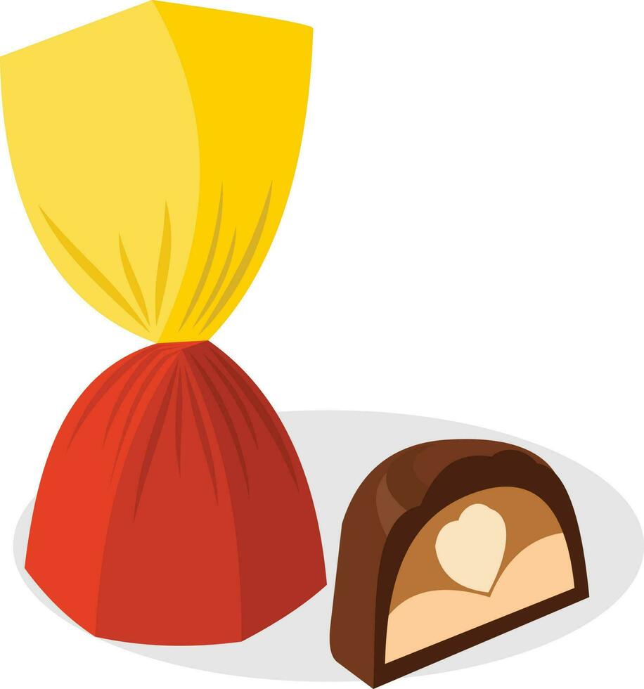 chocolate dulce, aislado antecedentes. vector