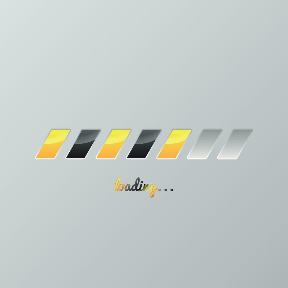 Loading File Vector Graphics, Isolated Background.