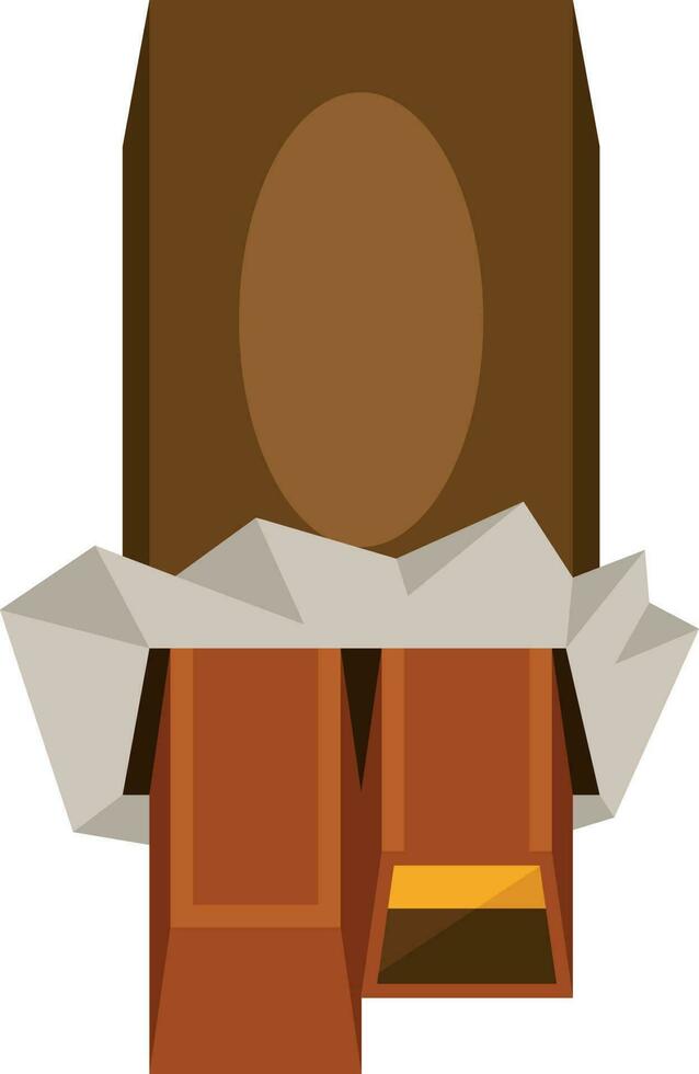 Chocolate Bars, Isolated Background. vector