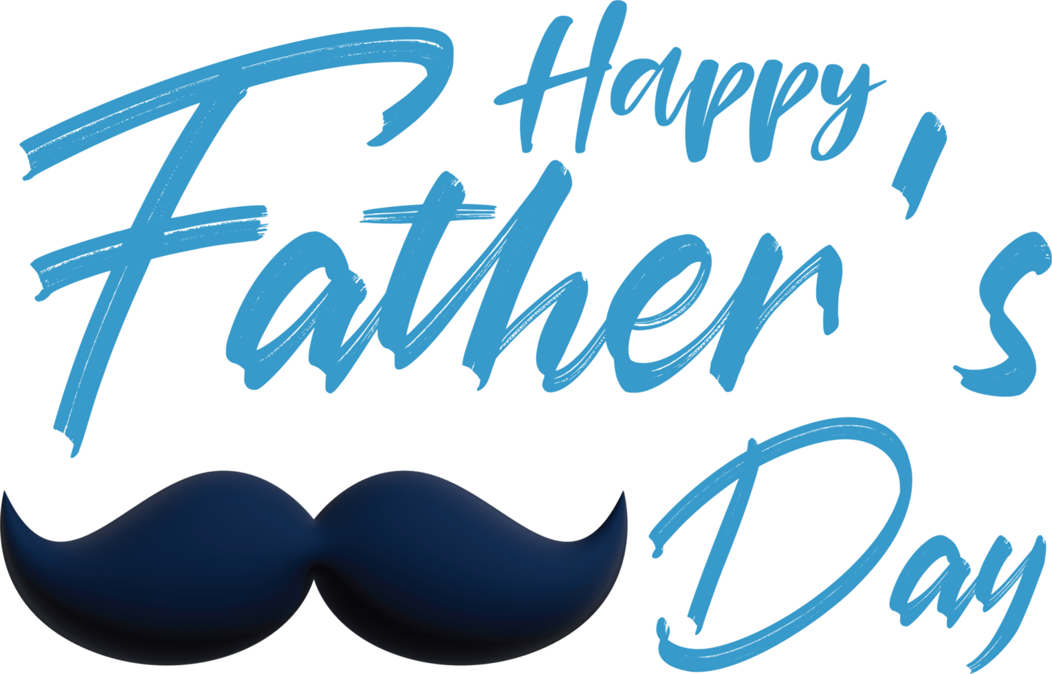 Fathers Day Typography png