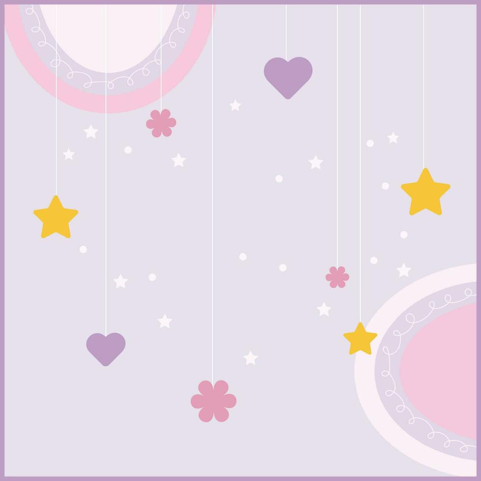 cute and beautiful background for greetings, cards, posts, posters vector