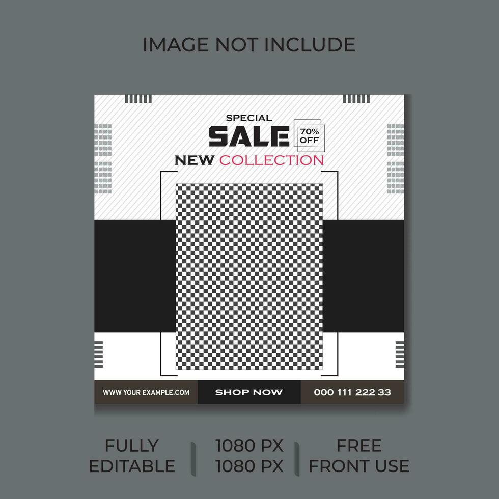 Special Sale New Collection Banner Template Design vector