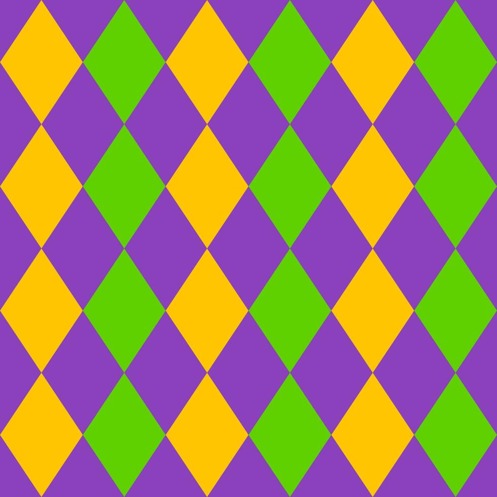 Rhombus Yellow Green Purple photo