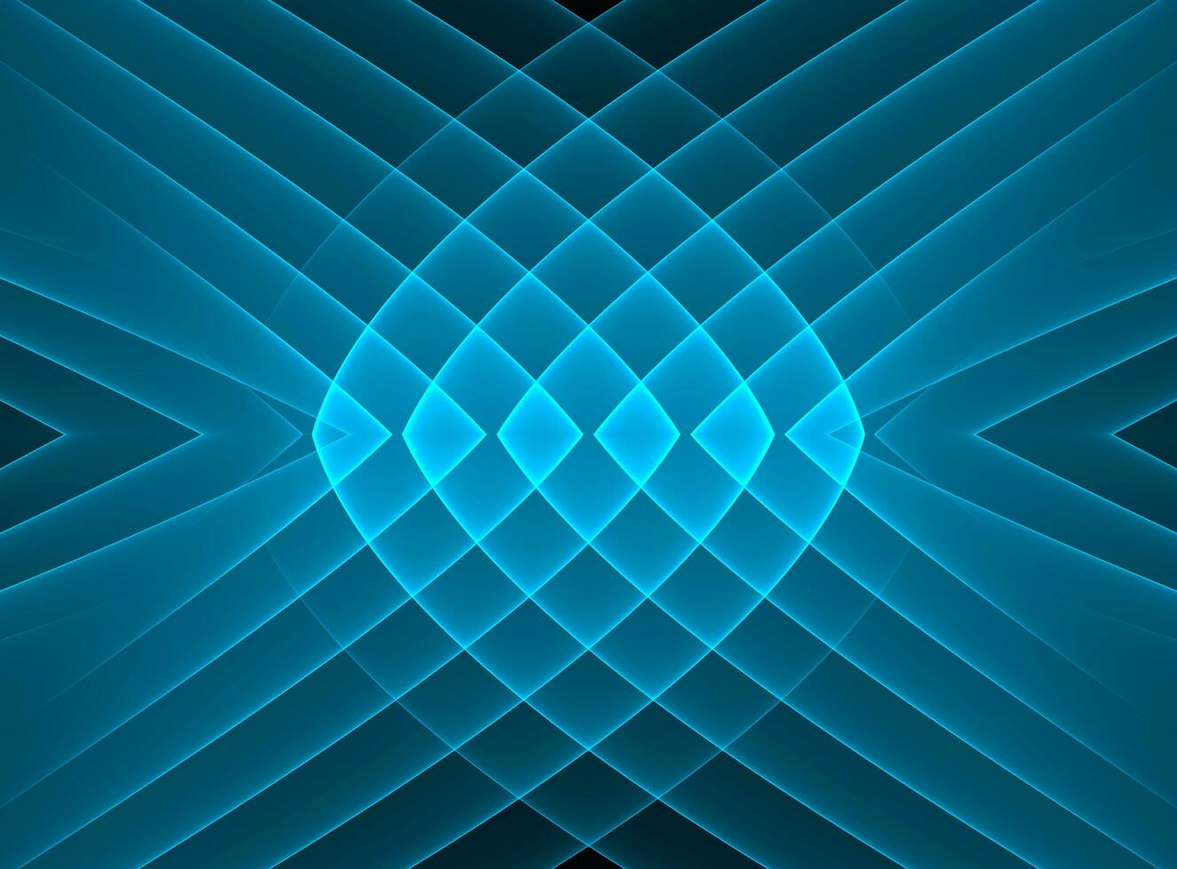 abstract blue curve lines geometric shape background illustration photo