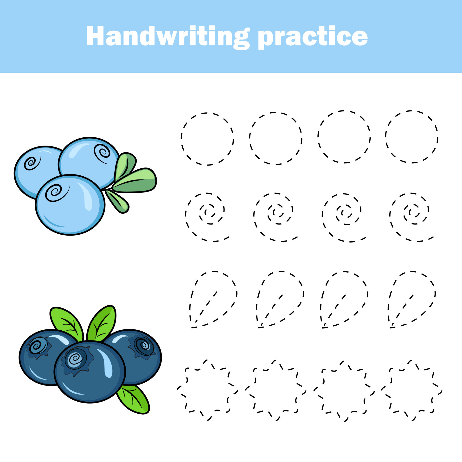 Handwriting Practice Sheet. Educational Children Game, Printable Worksheet  for Kids. Writing Training Printable Worksheet. Hearts Stock Vector -  Illustration of dots, kindergarten: 108247252