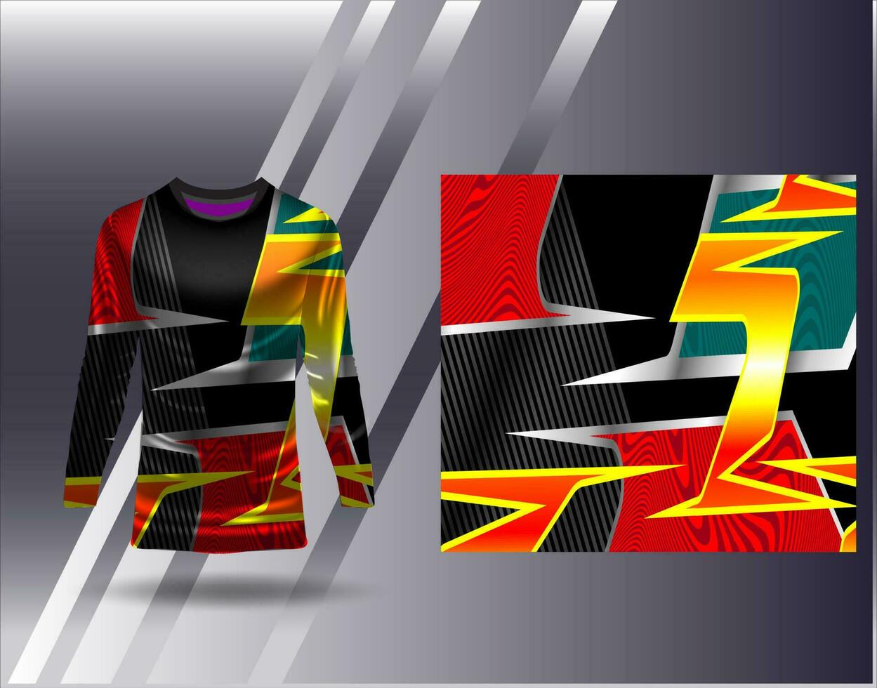 Deportes jersey y camiseta modelo Deportes diseño para fútbol americano carreras juego de azar jersey vector