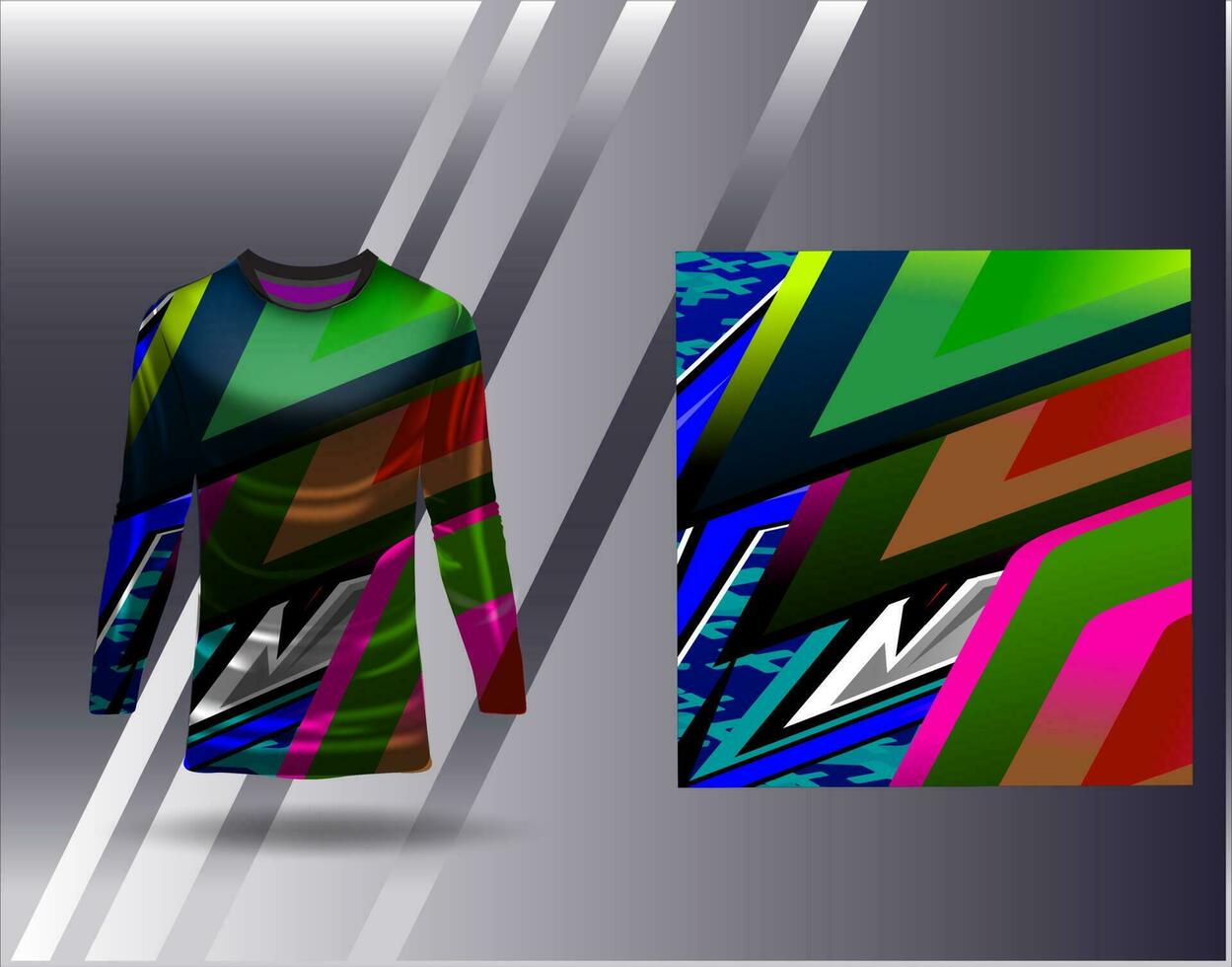 Deportes jersey y camiseta modelo Deportes diseño para fútbol americano carreras juego de azar jersey vector