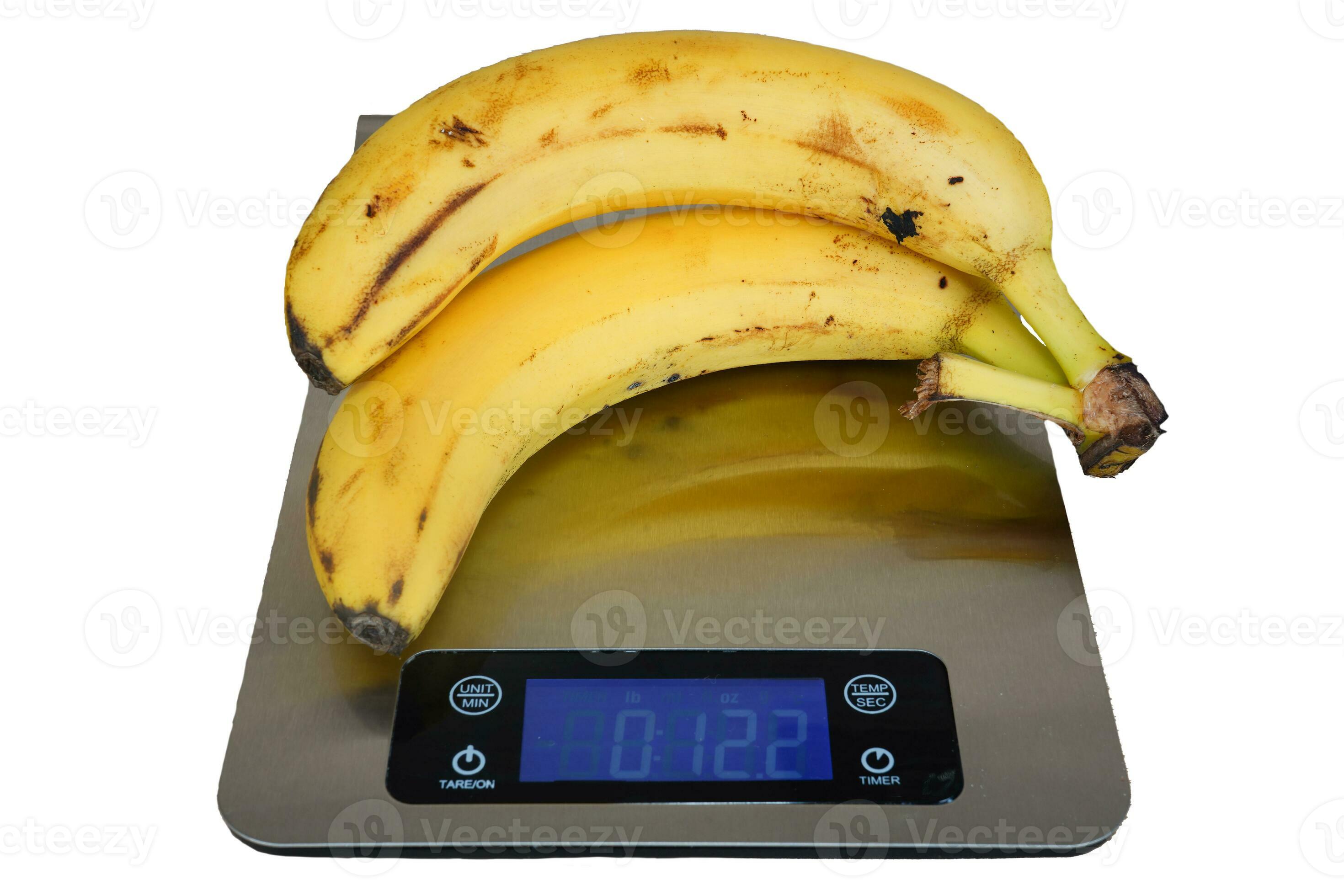 Banana 500gm On Weighing Scale Isolate Stock Vector (Royalty Free)  2312587345