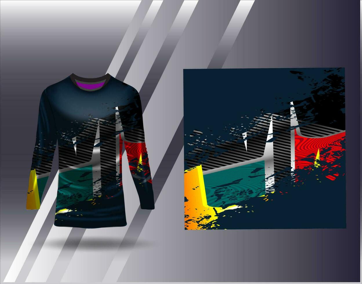 Deportes jersey y camiseta modelo Deportes diseño para fútbol americano carreras juego de azar jersey vector