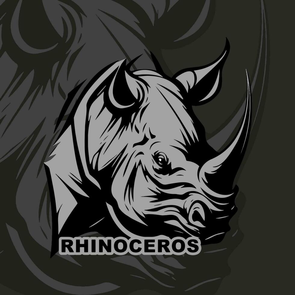 Rhinoceros Vector Art, Illustration and Graphic