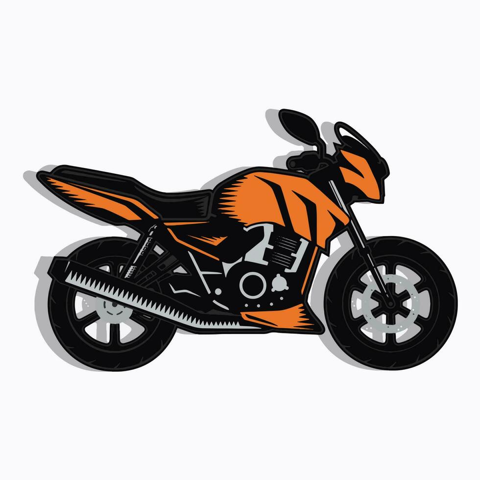 Motorcycle Vector Art, Illustration and Graphic