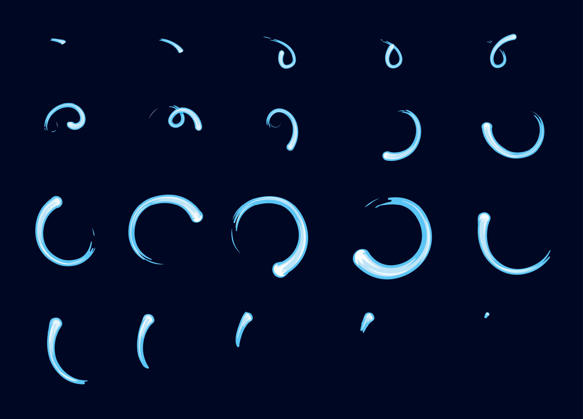 Animated Water Sprite Sheet