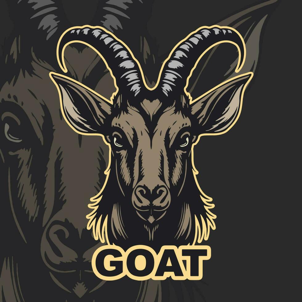 Goat Vector Art, Illustration, Icon and Graphic