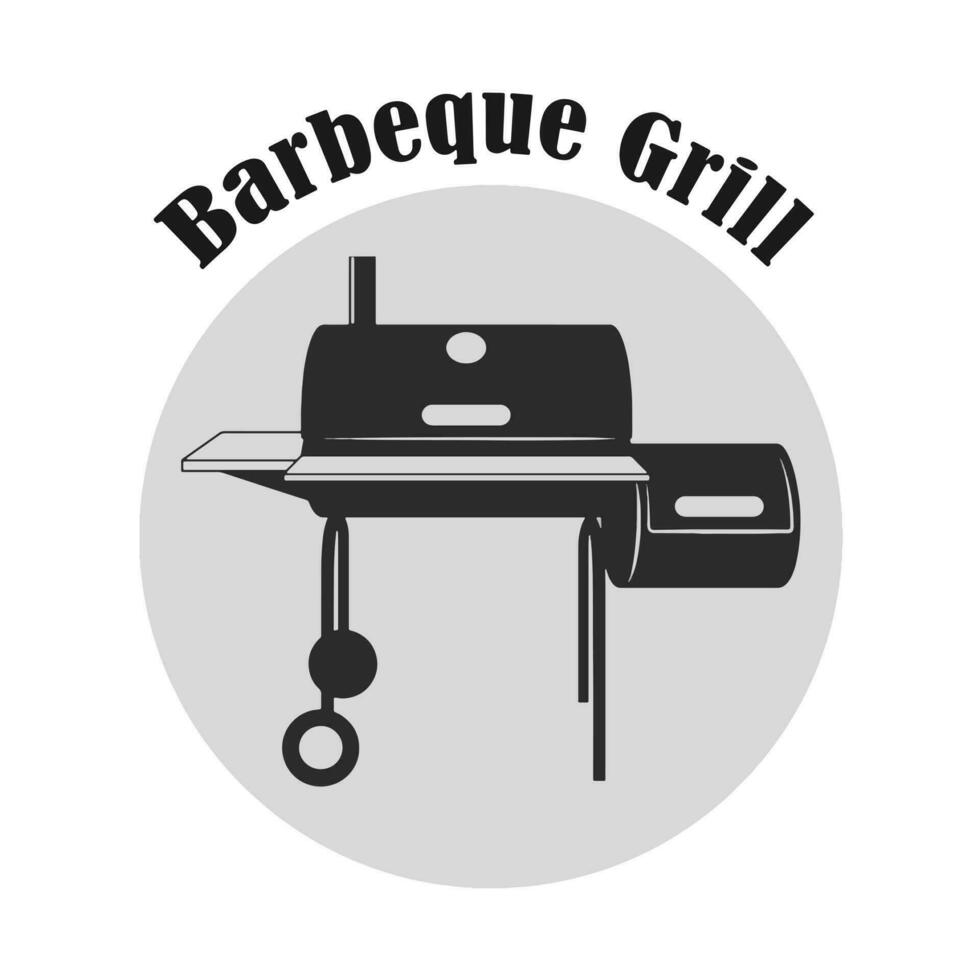 Barbeque Gill Vector Art, Illustration and Graphic