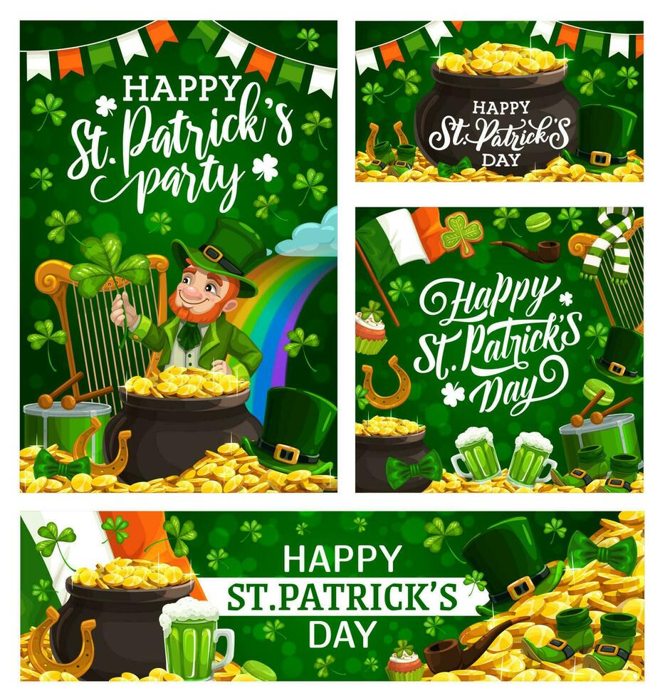 Ireland national religious holiday, Patricks day vector