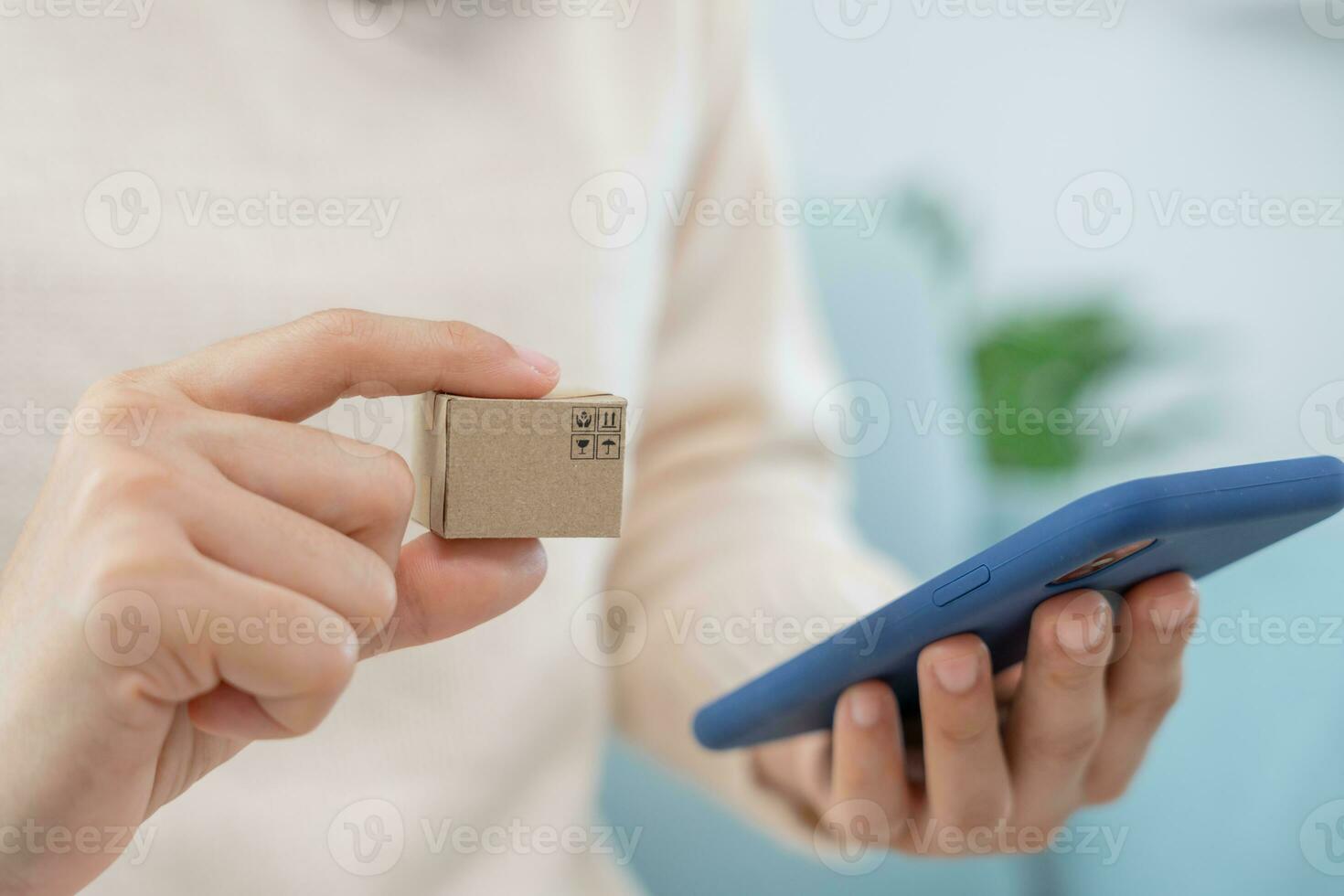 woman using smartphone doing financial transactions through the internet. mobile phone with payment detail page display and credit card, technology, electronic commerce, mobile banking, market place photo