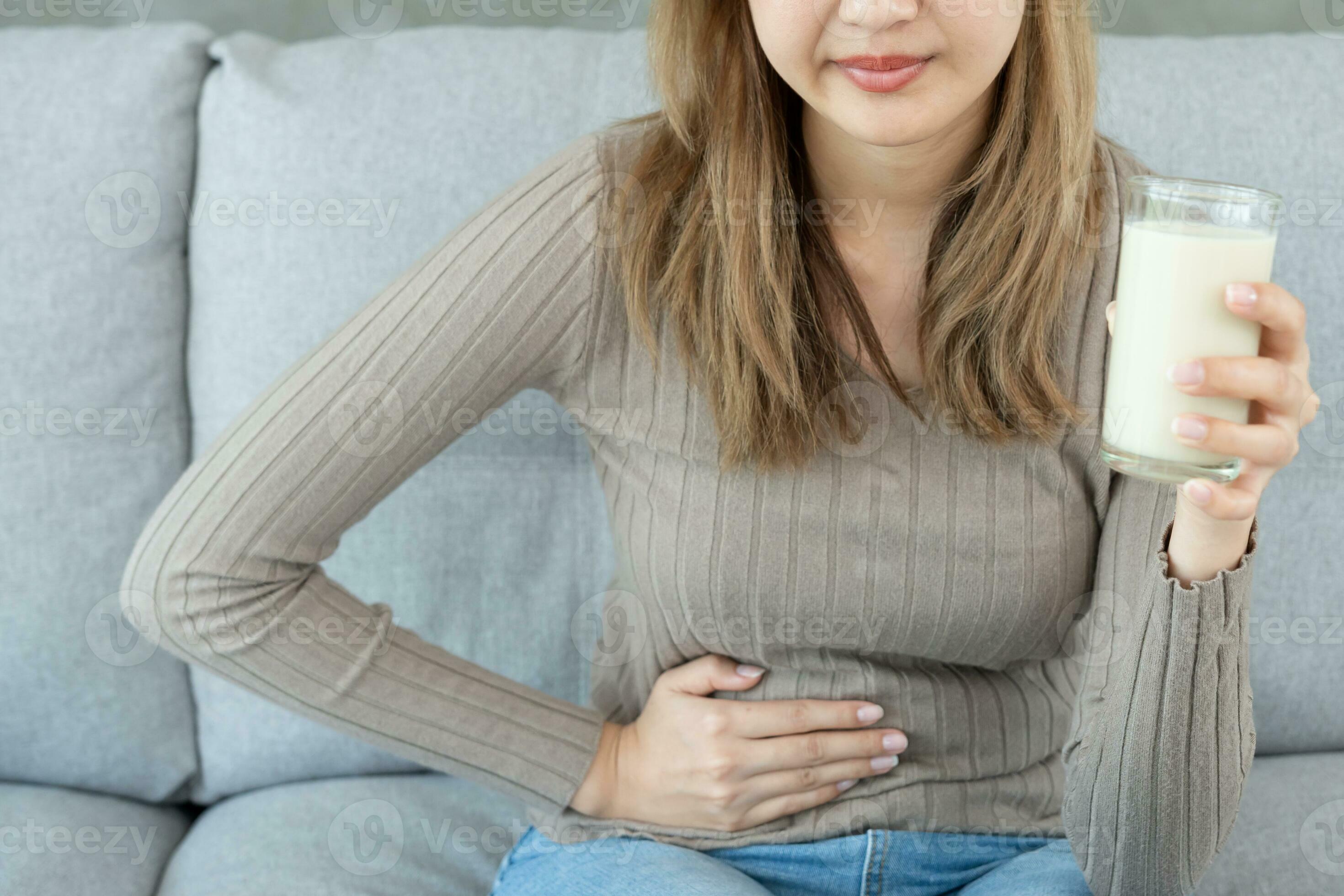 soy allergens, Sick sad unhealthy ill allergic woman, runny stuffy sore